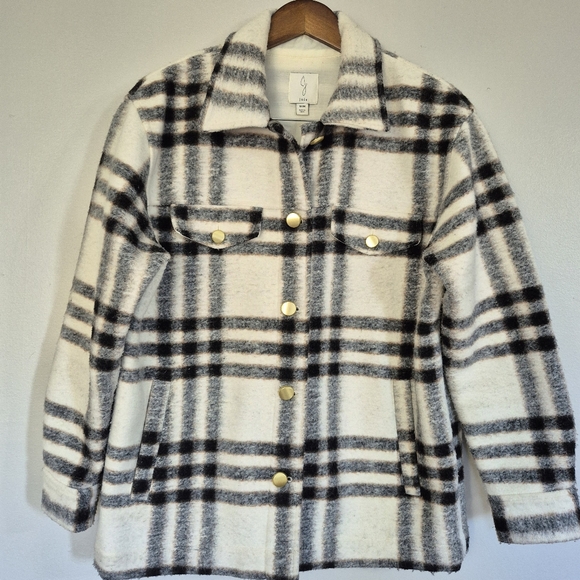 Joie Jackets & Blazers - Joie So Soft Plaid Button Up Shacket Medium